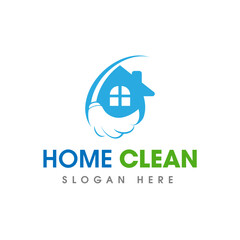 House Cleaning Service Business Logo Symbol Icon Design Template