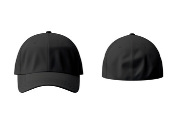 black cap template isolated on transparent background Remove png, Clipping Path, pen tool