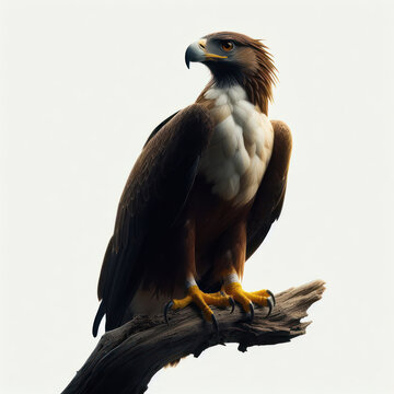 philippine eagle, feather, bird of prey, aguila filipina, pluma, ave de rapiña, isolated White background