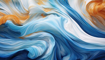 Abstract wave pattern background in liquid metal style