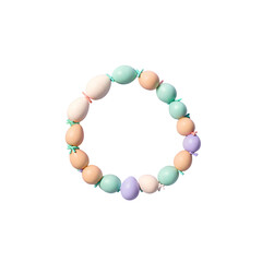 beads isolated on white background