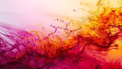 Sunset-Inspired Abstract Background in Orange and Magenta