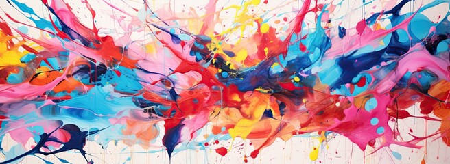 Abstract colorful paint background design - obrazy, fototapety, plakaty