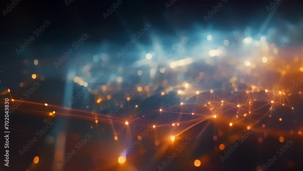Poster a network of aicontrolled entities continuously evolving and adapting to their surroundings, with em