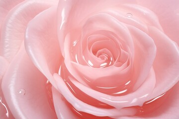 Photo of rose water ripple