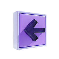 back 3d icon