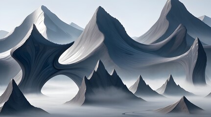 winter mountain landscape background wallpaper