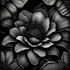 black flower
black flower background