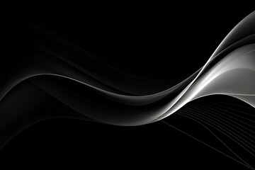 Obraz premium abstract black and white background made by midjourney
