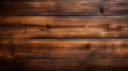 Naklejka premium brown wood table background lots of contrast wooden