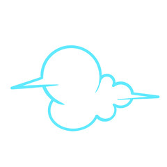 line art cloud illustration