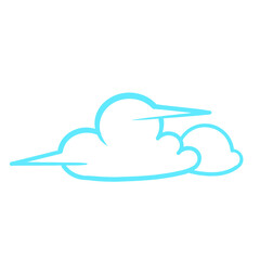 line art cloud illustration