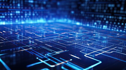 Fototapeta premium futuristic big data information technology. digital matrix background.Motion graphics, server, internet, high speed.future technology concept