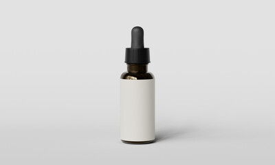 화장품 약 유리병 앰플 Cosmetic Medicine Glass Bottle Ampoule Dropper - obrazy, fototapety, plakaty