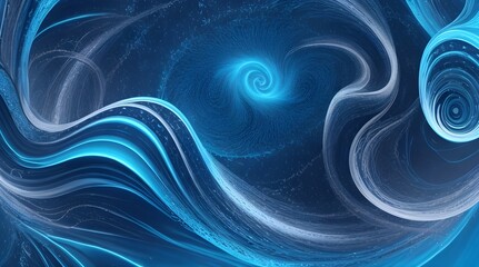 Fototapeta na wymiar abstract blue background with waves
