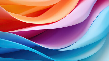 macro image of colorful sheets of paper