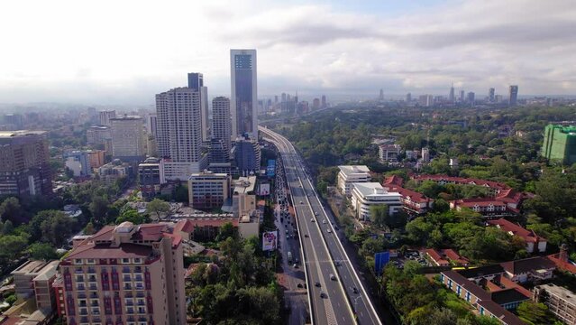 Nairobi GTC drone footage in Westlands
