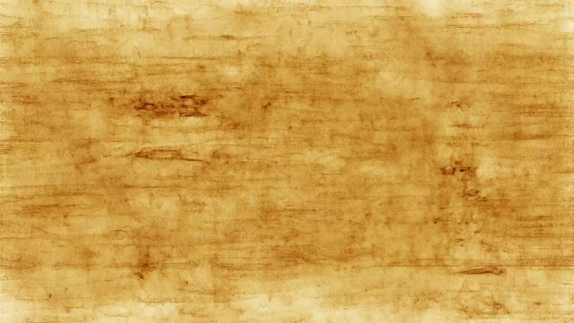 Animation of moving ancient map paper or holy shroud background