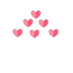 Heart love icon rating 