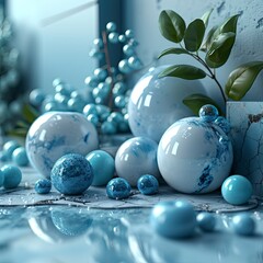 Blue Icons Modern Trend, Background Images , Hd Wallpapers