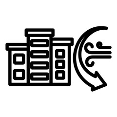 Fototapeta premium Windproof Icon