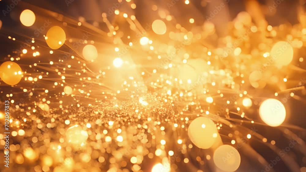Poster closeup of sparks and flashes of brilliant light appearing and disappearing in rapid succession, as 