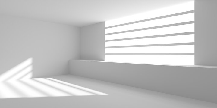 Empty Room. Abstract Futuristic Interior © VERSUSstudio