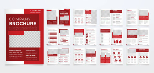 business brochure editable company profile template flyer and promotion content