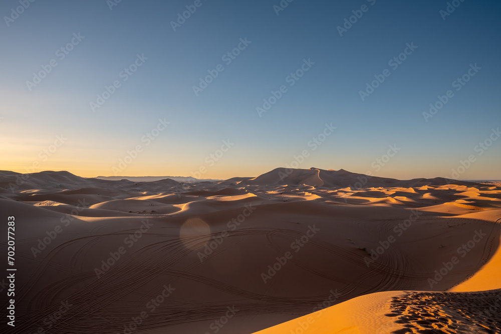 Poster landscape desert morocco