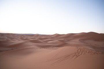 
Merzogua desert landscape in Morocco