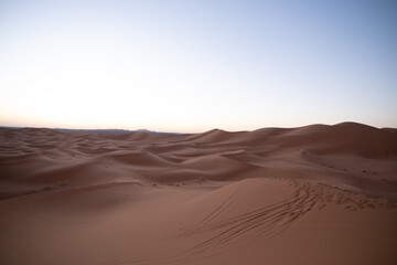 
Merzogua desert landscape in Morocco