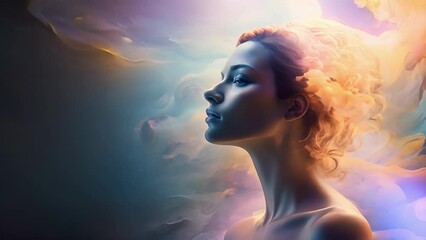 Embark on a journey of selfdiscovery in this ethereal video, as you explore your inner thoughts and emotions through abstract visuals and soothing music.