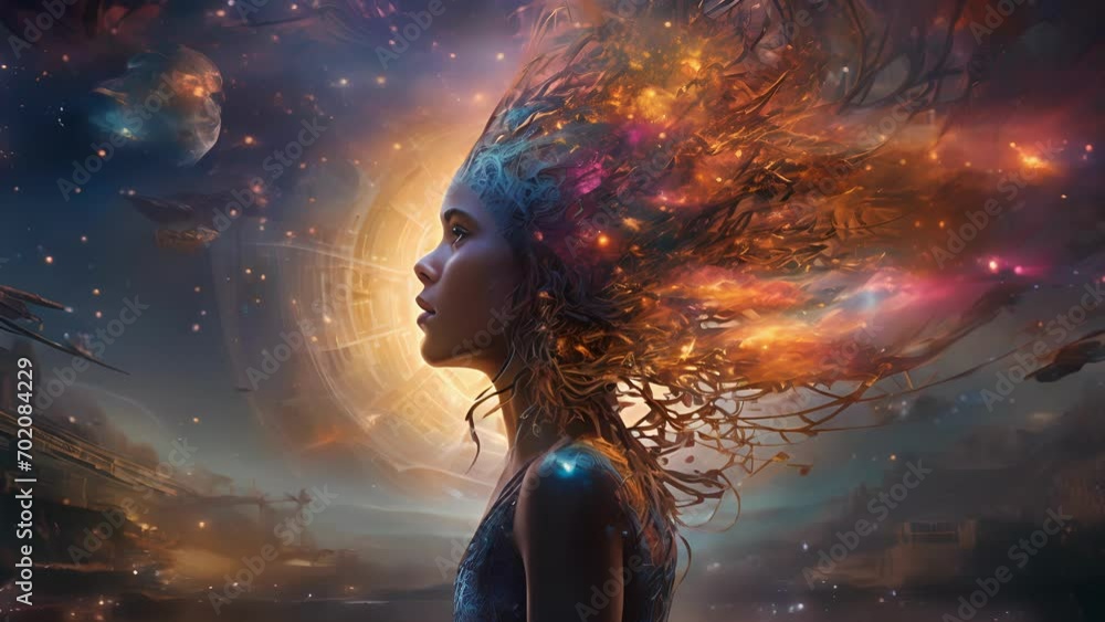 Poster expand your consciousness and dissolve the boundaries of perception with mesmerizing visuals that pu