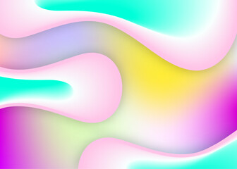 Liquid elements background with dynamic shapes and fluid.