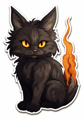 Fantasy Flame Feline
