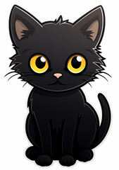 fantasy black feline
