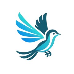 Fototapeta premium Free Vector | Bird logo design free download 