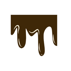 melted chocolate dripping