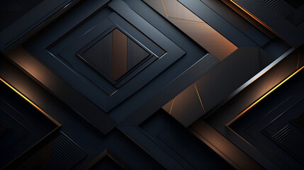 Fototapeta premium abstract modern luxury black background for modern wallpapers background. AI generative.