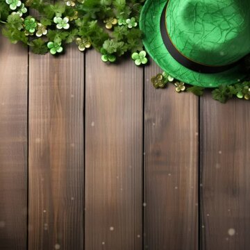 St. Patrick's day background animation. Background for social media posting.