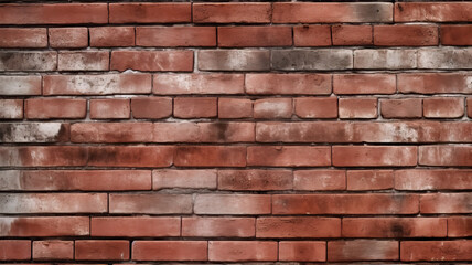 Seamless red brick wall texture. Brick wall wallpaper. Texture pattern for continuous replicate