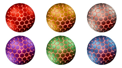 3d energy ball isolated. Energy ball isolated. Power core.