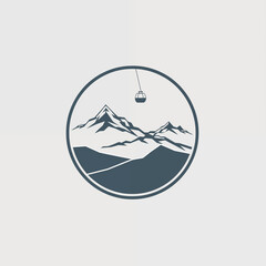 logo, Mountain resort