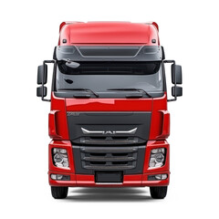 red truck on isolate transparency background, PNG