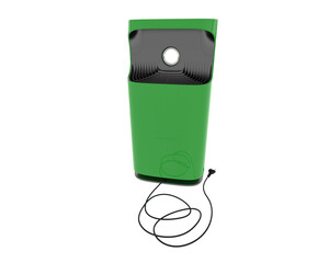 Air purifier isolated on background. 3d rendering - illustration