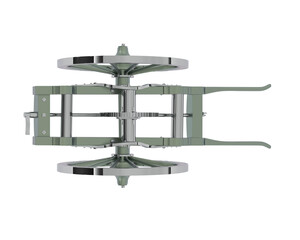 Wagon isolated on background. 3d rendering - illustration