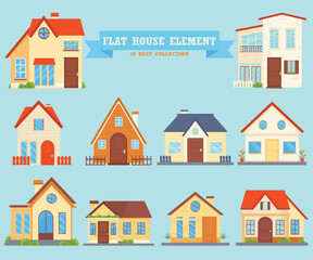 Flat House Element Best Decoration