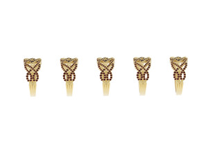 Jewelry isolated on background. 3d rendering - illustration