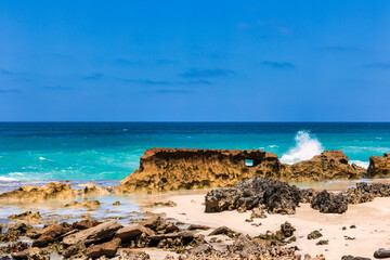 Amazing surf at Lucy's Beach, Greenough, West Australia 