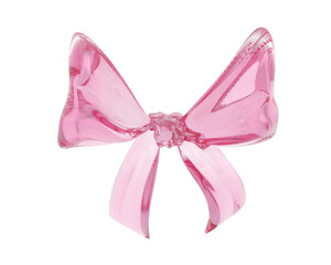 Jewelry bow isolated on background. 3d rendering - illustration